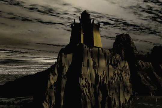 Castle Caladan at dusk by Cyril Klopper